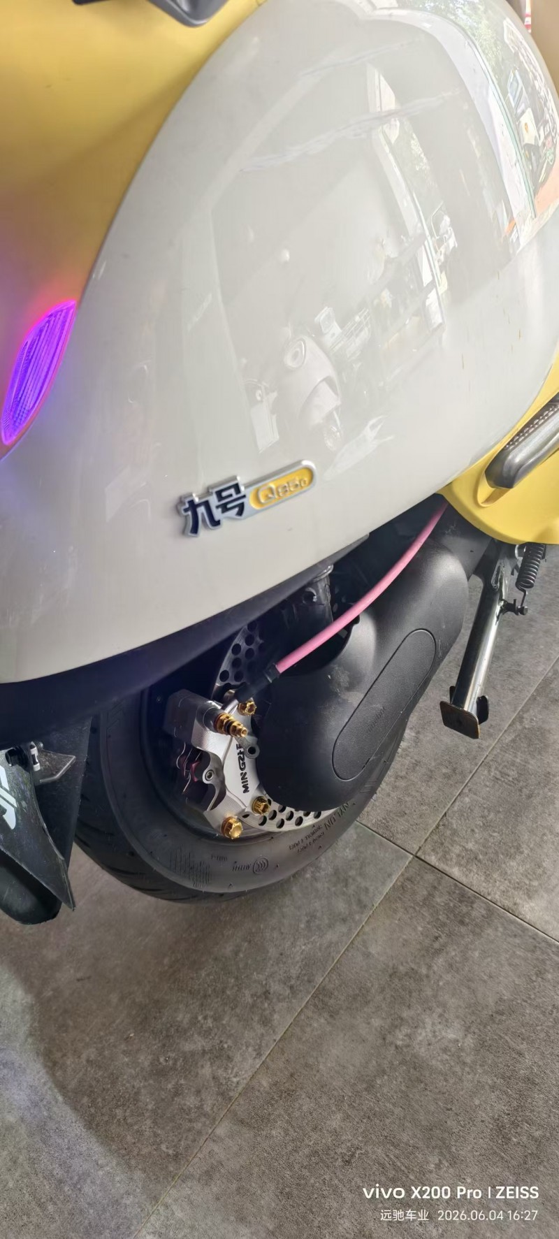 今天2月刚激活买的九号电车，全部改装完毕，2800出售，（第 3 张）