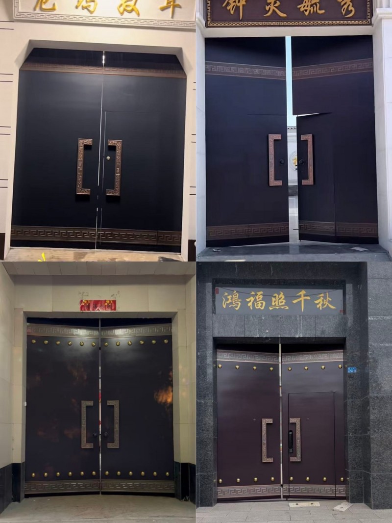 大门翻新喷漆，改装新中式仿古门，小区入户门改色，广告牌翻新（第 3 张）