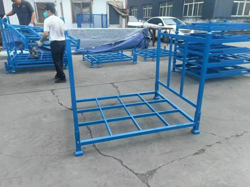 公司专业生产:仓储笼、货架层网、物流台车、重型仓储笼、铁皮箱、防爬刺钉、托盘、丝（第 8 张）